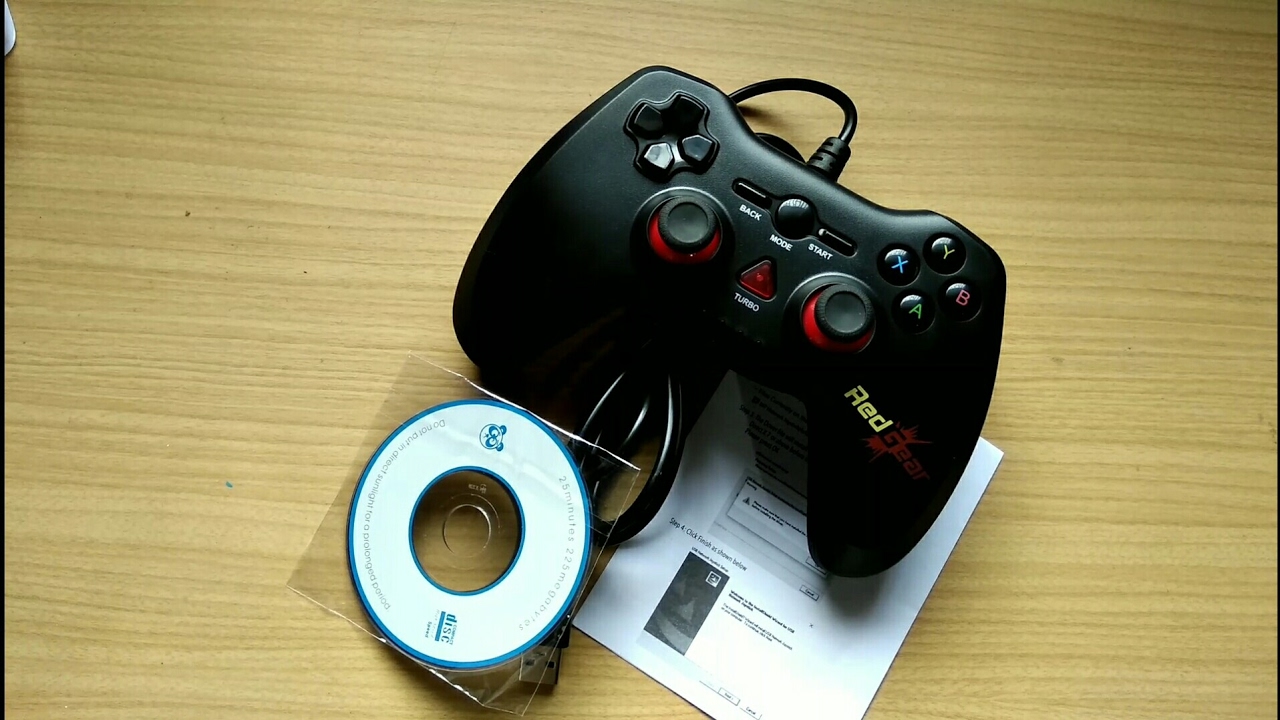 Red Gear Highline PC wired controller Unboxing