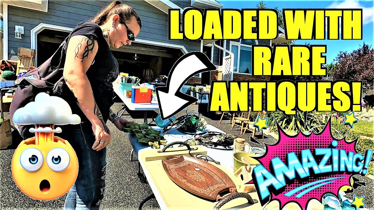 Ep535:  THIS GARAGE SALE WAS LOADED WITH AMAZING ANTIQUES!!!  🤯 You won't believe this AWESOME haul!