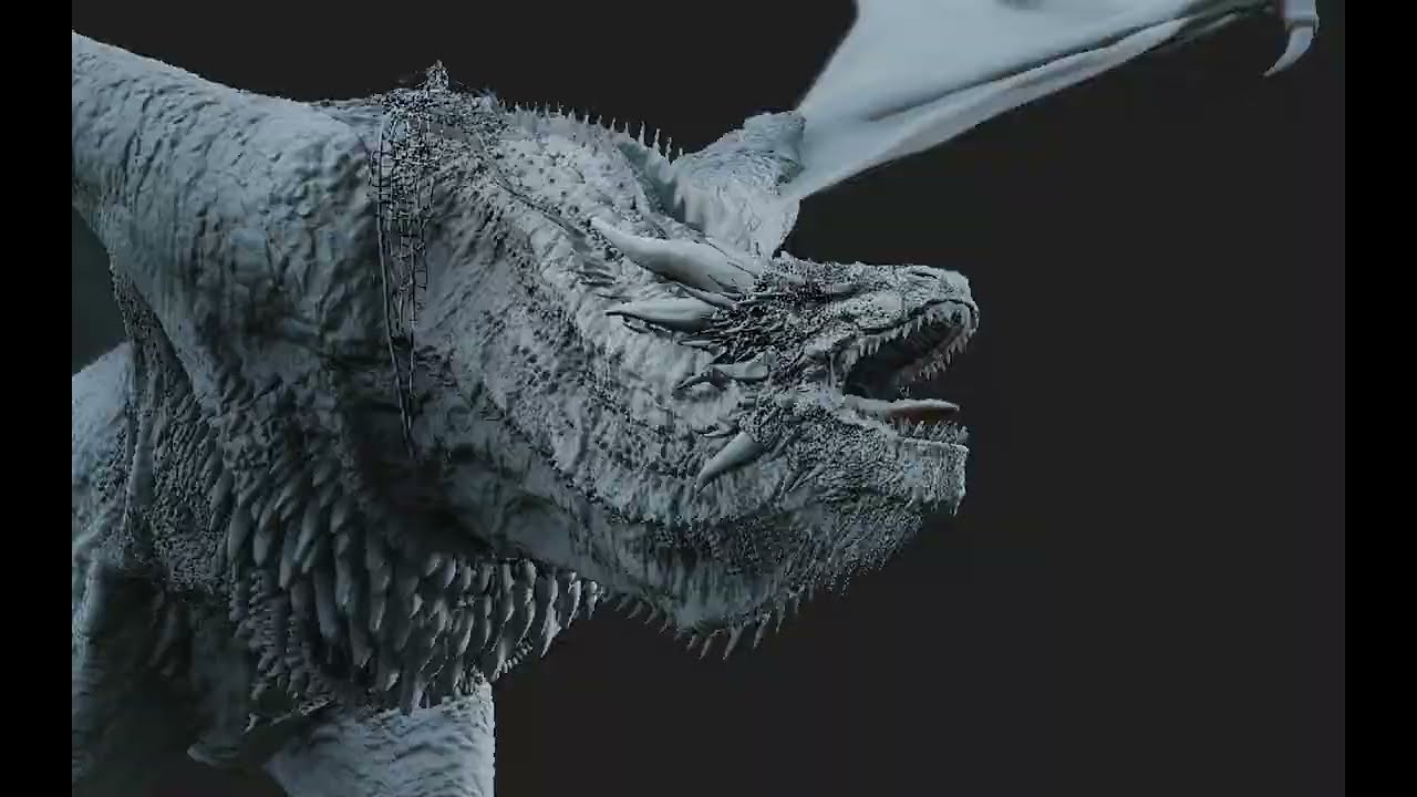 Balerion (Black dread) concept - an attempt to create Balerion in 