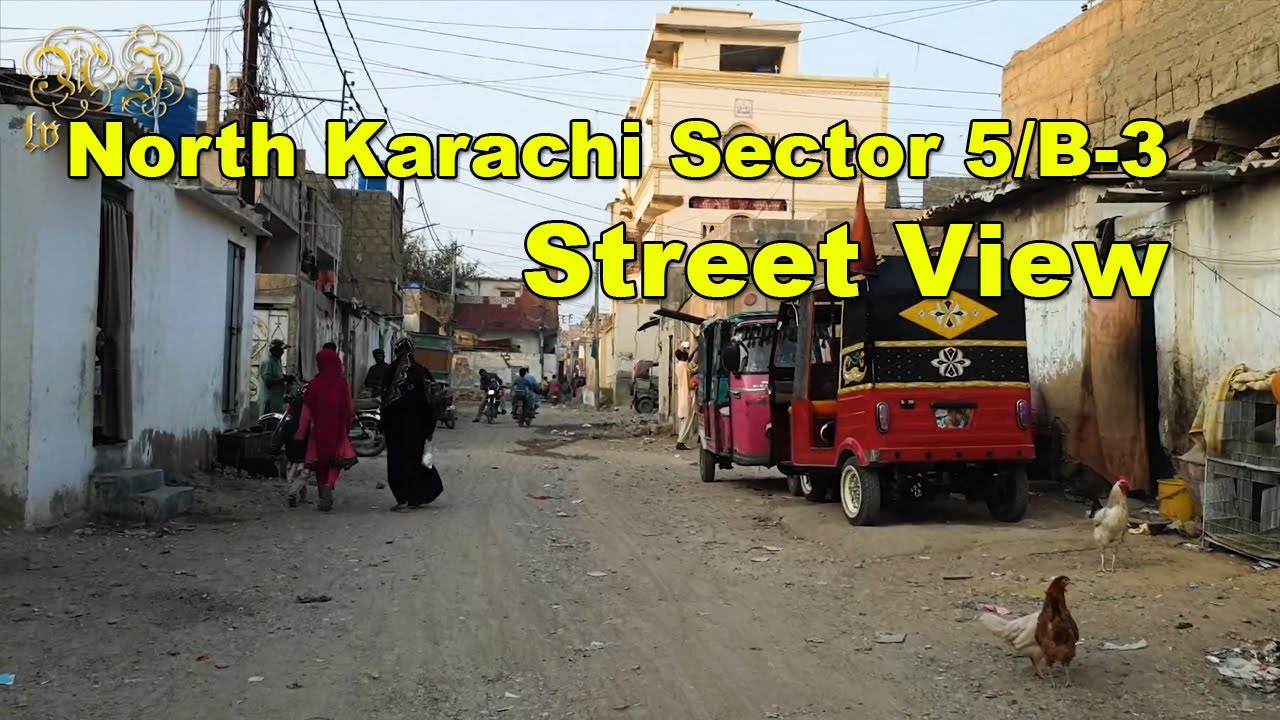 North Karachi Town شمالی کراچی Sector 5/B-3 | Street View Culture Karachi COVID | Adeel Jamil
