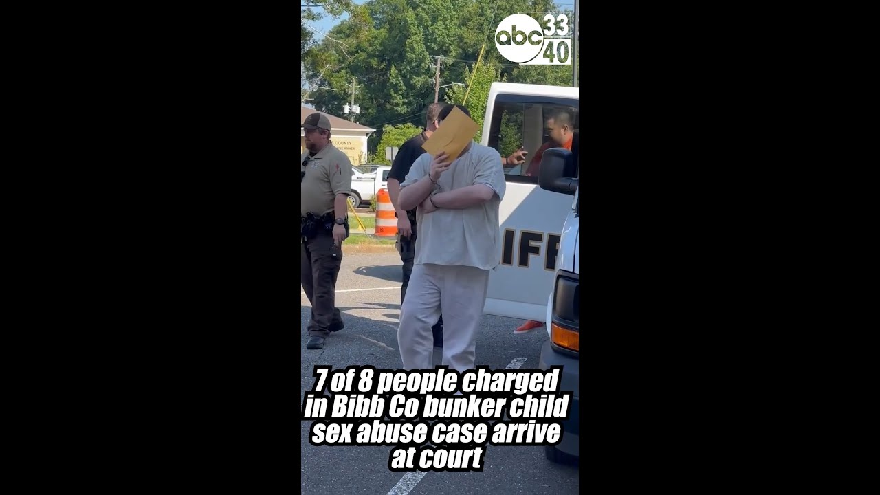 Bibb County child sex abuse defendants arrive at court on June 11, 2026