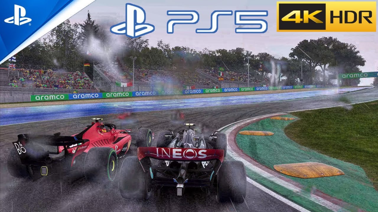 (PS5) F1 23 Rainy Gameplay is Just WILD | ULTRA High Realistic Next-Gen Graphics [4K 60FPS HDR]