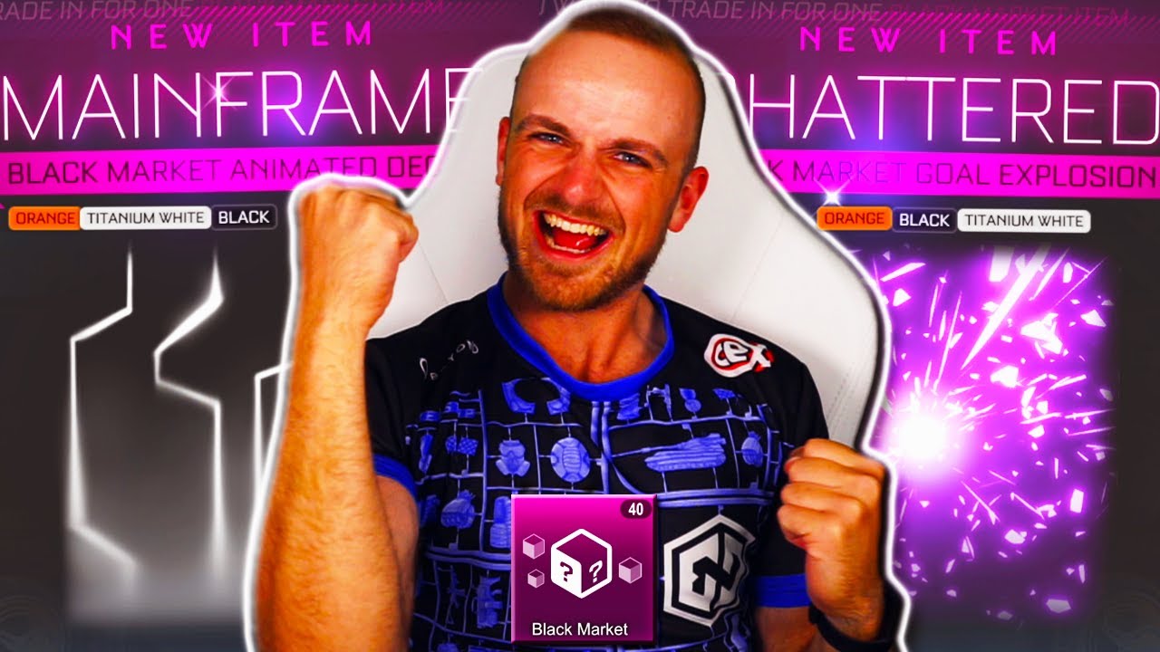 *INSANE BACK TO BACK* I Spent 36,000 Credits on EXOTIC to BLACK MARKET TRADE UPS in Rocket League!