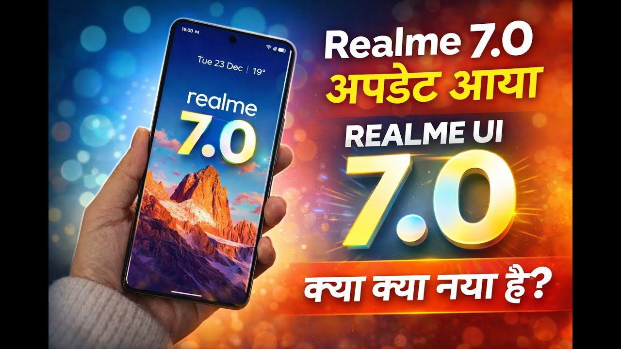 Realme UI 7.0 Update for Realme P4 Pro 🔥 | Android 16 New Features Explained