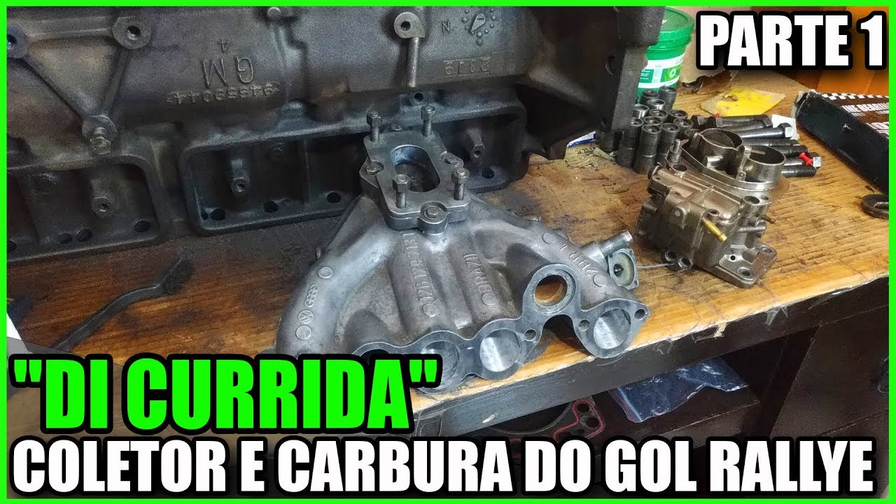 Polir Dutos? Coletor + Carburador de Corrida - Gol ASPRO Rallye - Milan Dark - 4k
