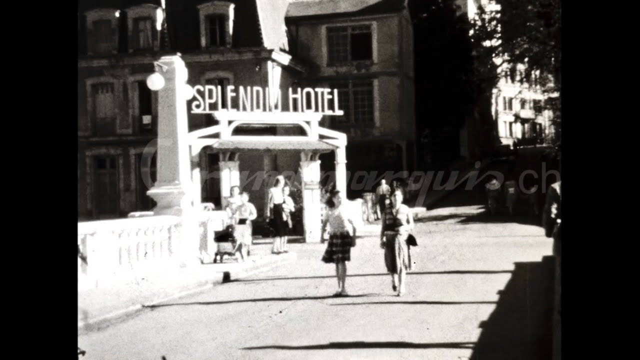 8mm - France - La Bourboule - Le Mont Dore - late 1940s