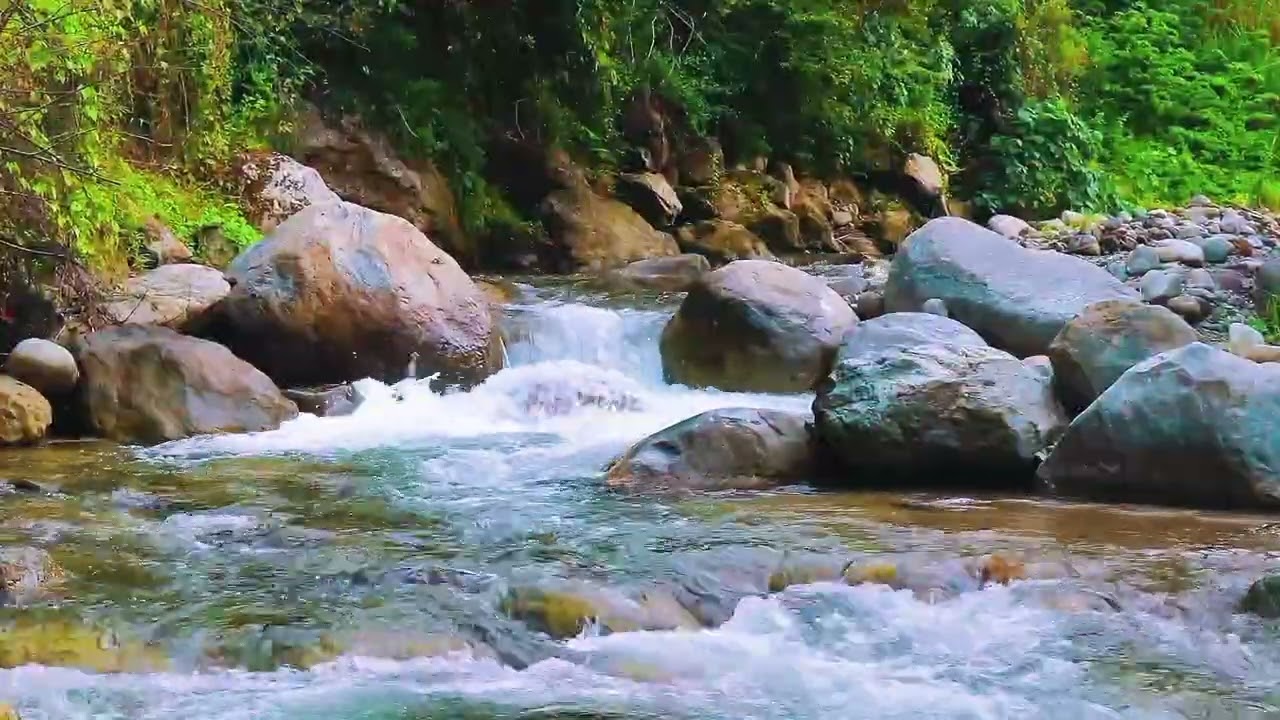 Peaceful River Sound ASMR for Sleep,  Relaxation and Calm