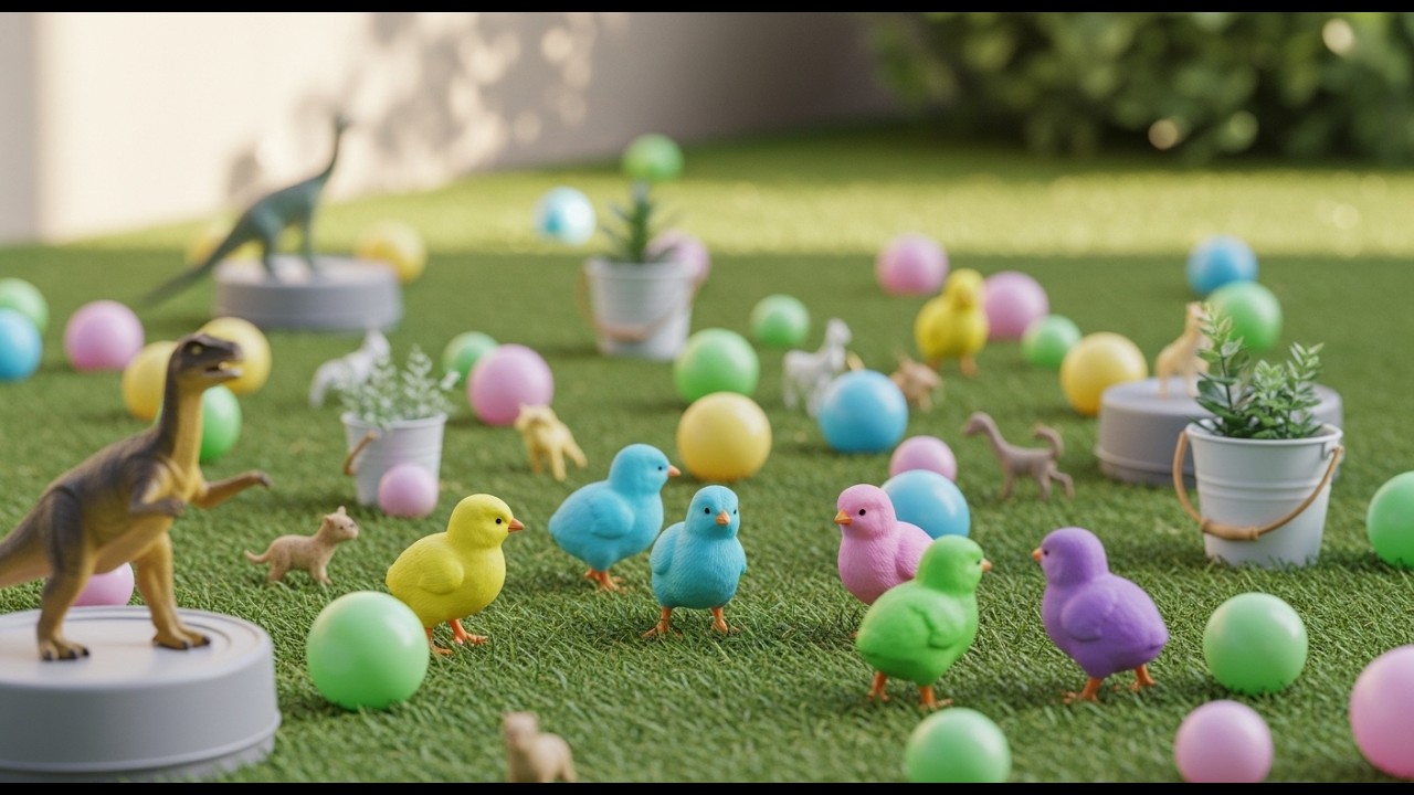 Rainbow Chicks Live! Watch Them Explore & Play!