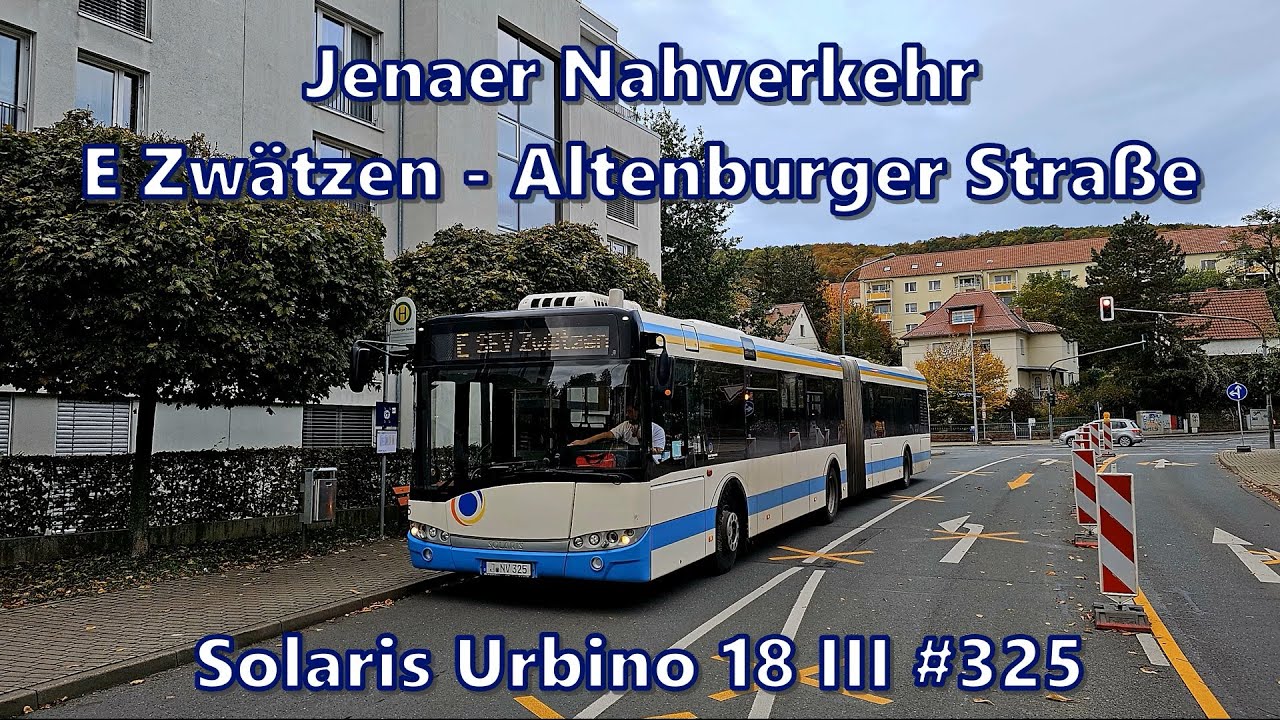 Jenaer Nahverkehr - Linie E, Solaris Urbino 18 III #325