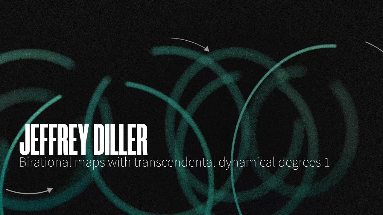 J. Diller - Birational maps with transcendental dynamical degrees 1