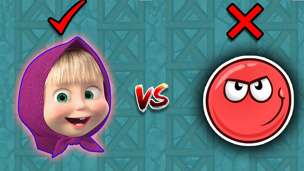 Boss vs Red Ball 4 Masha Moon Adventure