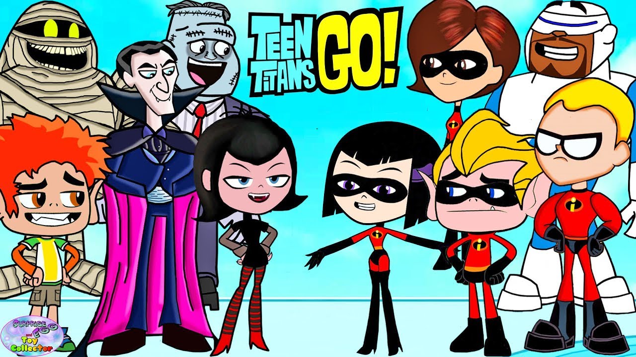 Teen Titans Go! vs. Mr Incredible and friends! Cartoon Character Swap - SETC