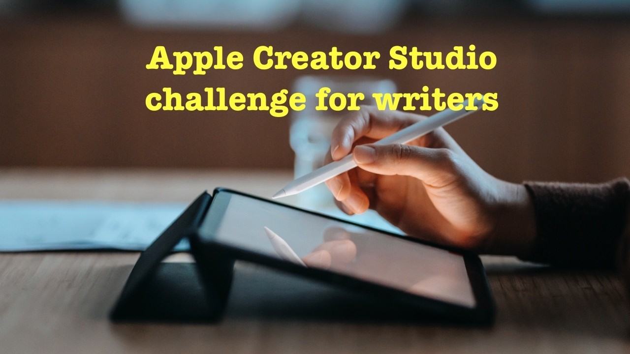 A writer's Apple Creator Studio Challenge