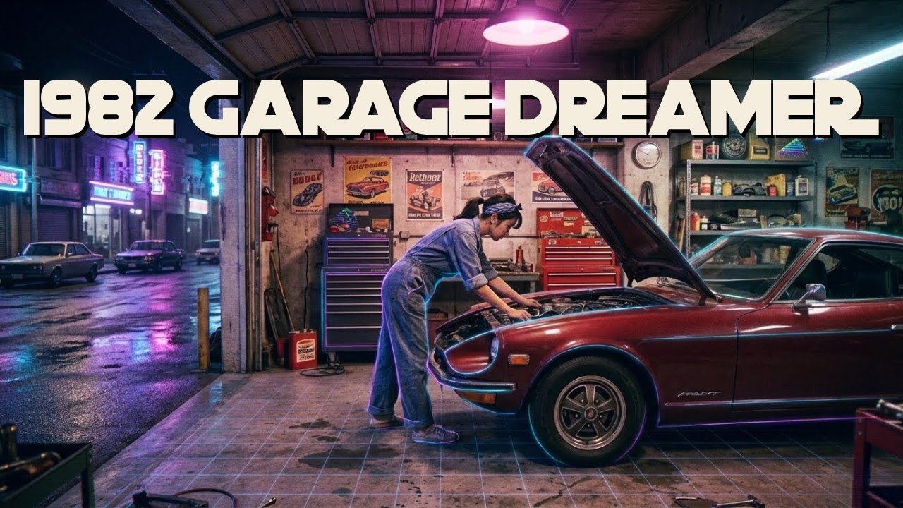 1982 Garage Dreamer - Focus, Coding, Working, Synthwave Chill for Focus and Working