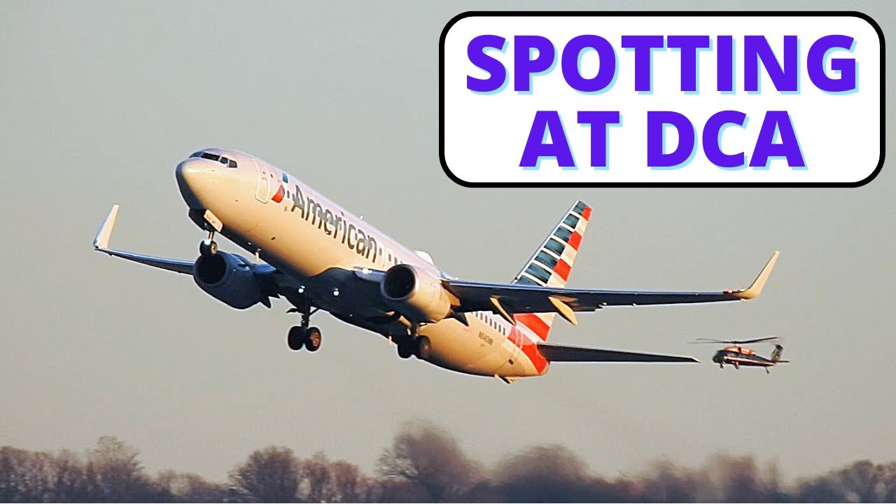 Plane Spotting at Ronald Reagan Washington National Airport: February 2023