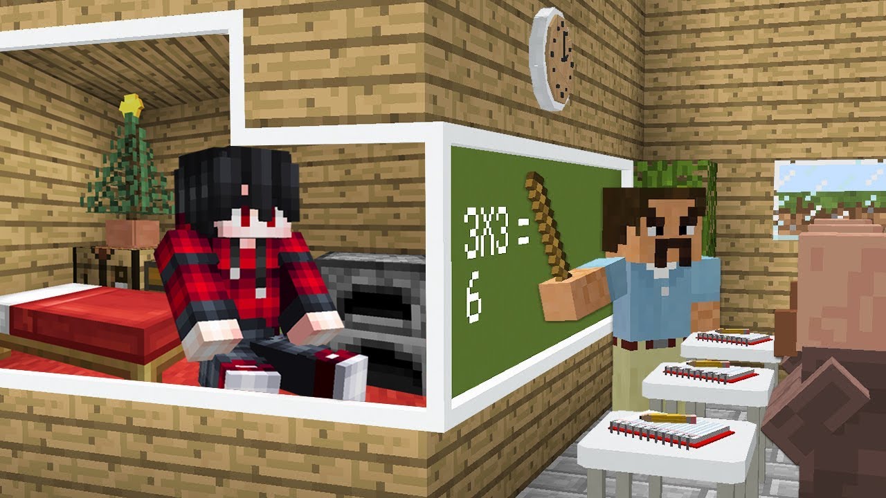 ถ้าเกิด!! ผมแอบใช้ชีวิตในบ้านครู $1,000,000 เหรียญ จะโดนจับได้ไหม - (Minecraft คนรวยคนจน)