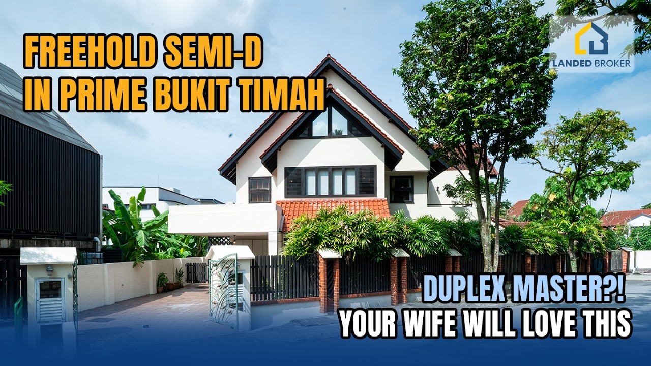Quiet Bukit Timah Landed Home Near MRT | Freehold Semi-Detached House Tour