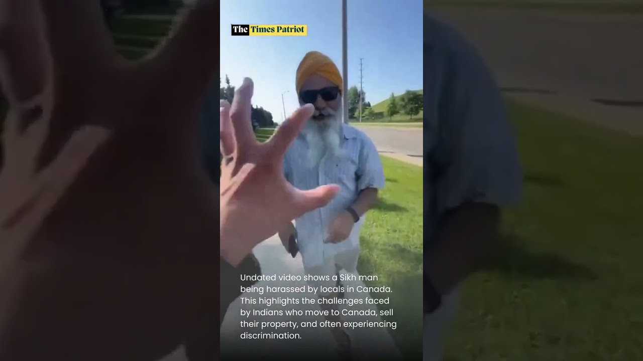 Undated Video: Sikh Man Harassed in Canada Highlights Challenges and Discrimination Faced by Indians