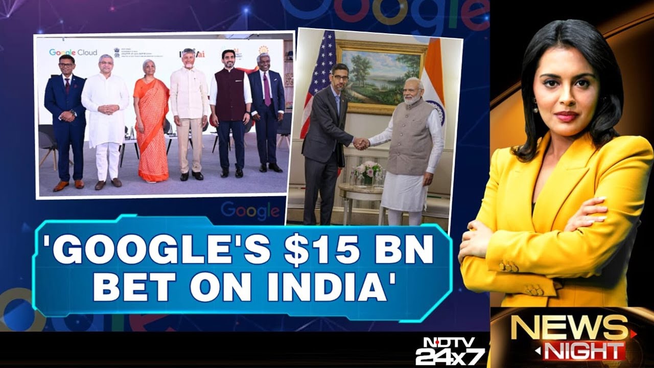 Google India News | Google To Invest $15 Billion In AI Hub In India, Sundar Pichai Briefs PM Modi