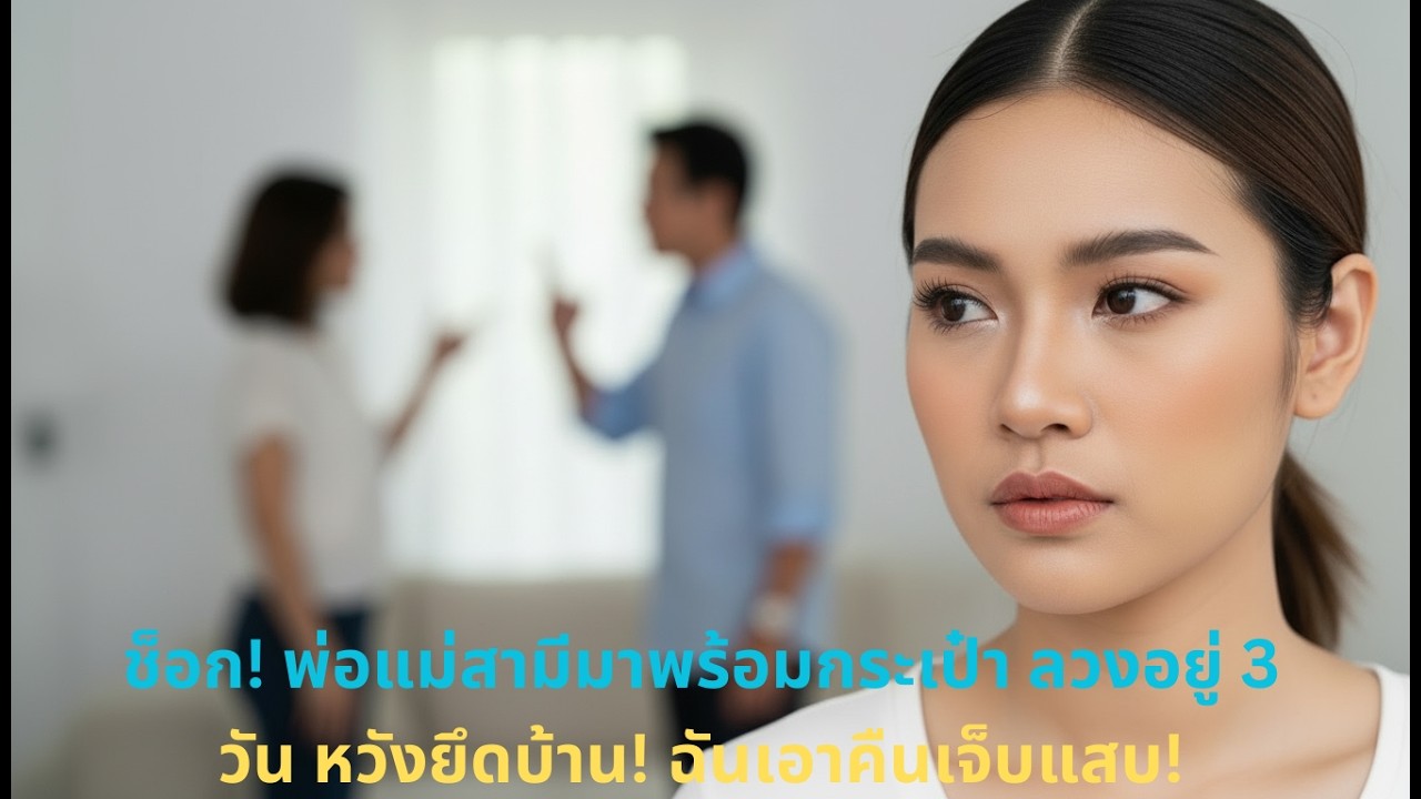 ช็อก! พ่อแม่สามีมาพร้อมกระเป๋า ลวงอยู่ 3 วัน หวังยึดบ้าน! ฉันเอาคืนเจ็บแสบ!