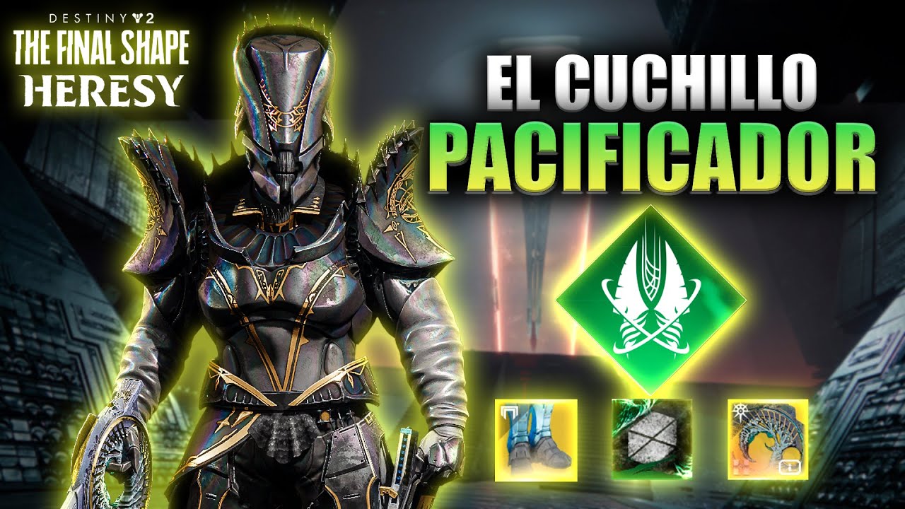 El Cuchillo PACIFICADOR | El Titan de CUERDAS INMORTAL con un DPS Brutal | Destiny 2 Heresy
