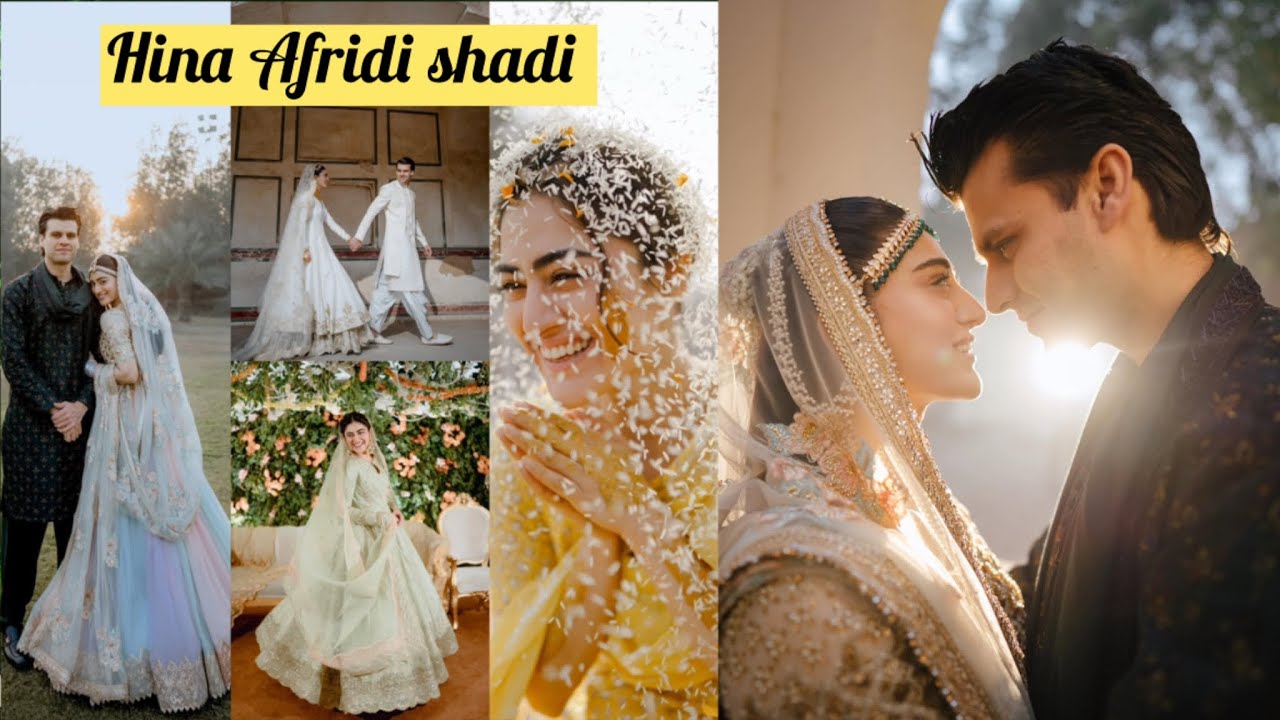 Hina Afridi & Taimoor wedding highlights @globalreporthub1 