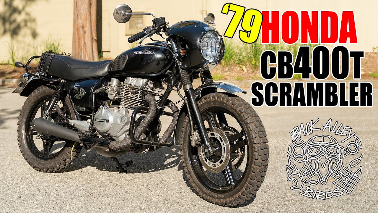 Honda CB400T Custom Scrambler Build