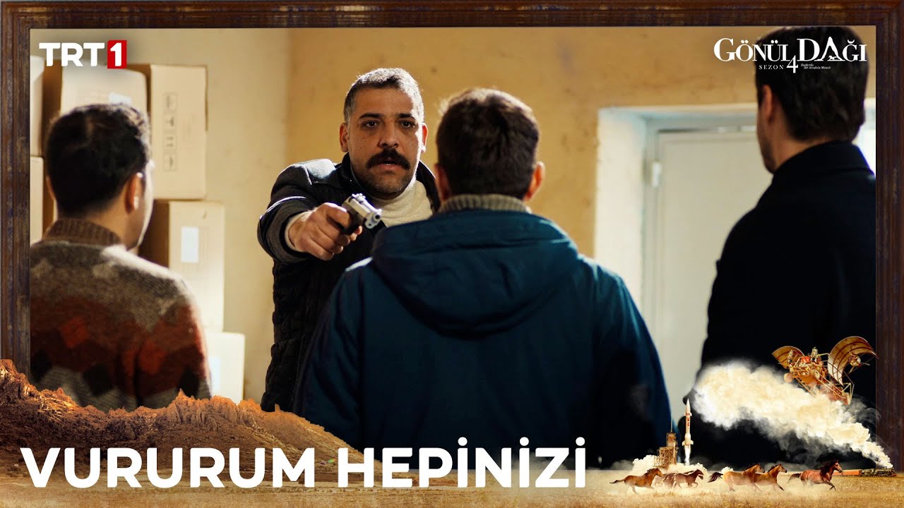 Amca oğullarına silah çekildi - Gönül Dağı 134. Bölüm 
