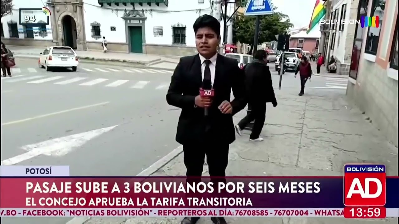 Pasaje en Potosí sube a 3 bolivianos por seis meses tras aprobación del Concejo