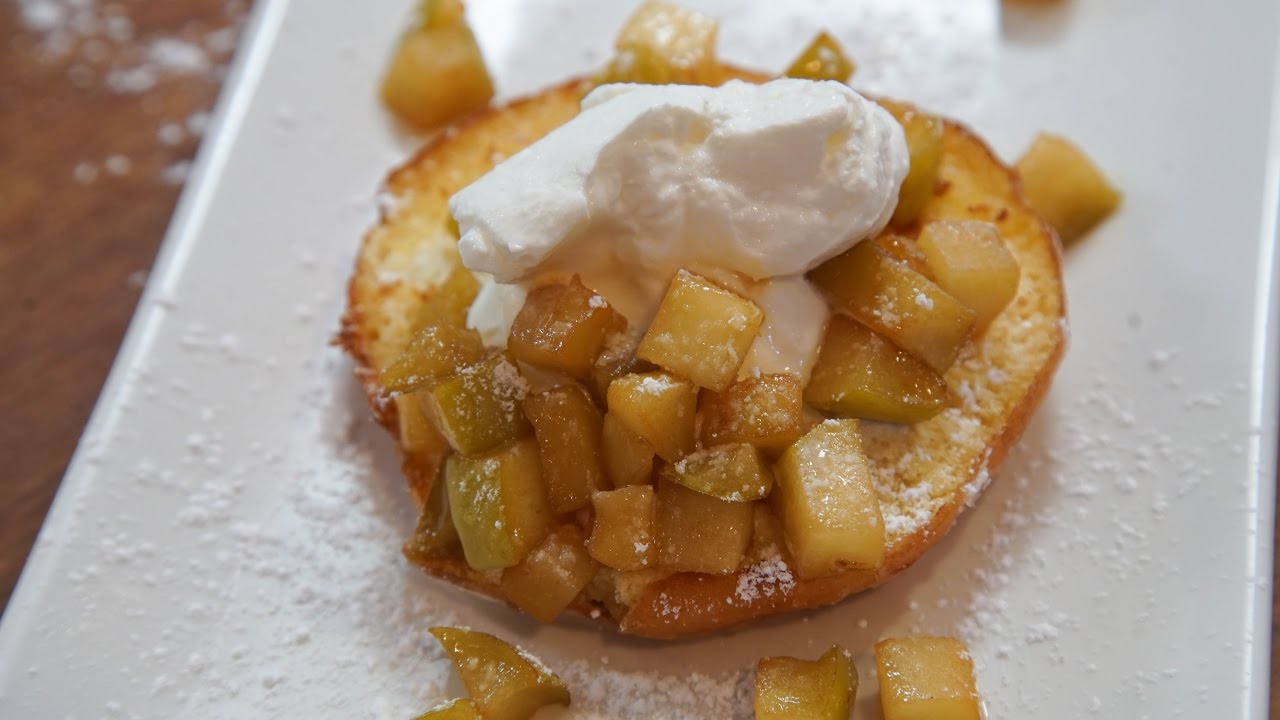 Easy Dessert Recipe with Whiskey and Apples | SAM THE COOKING GUY