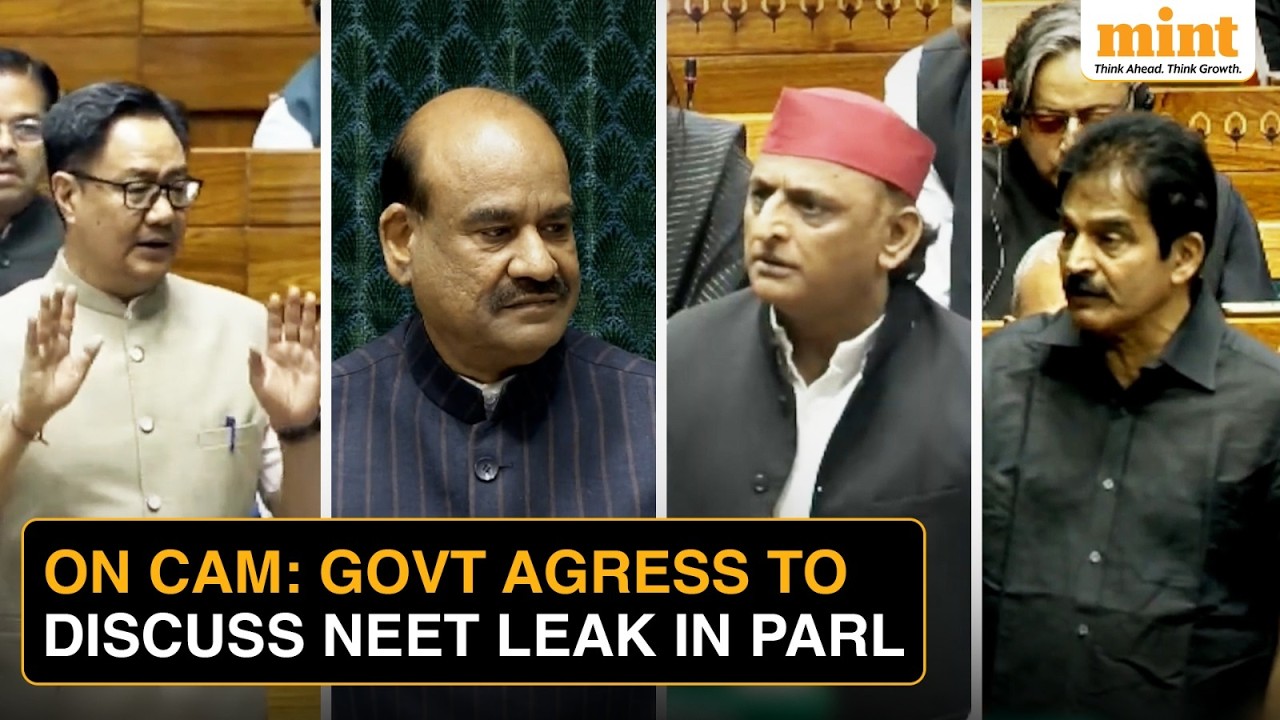 Lok Sabha LIVE Update: Amid Govt Vs Opposition Chaos, Centre Agrees To Discuss NEET Paper Leak