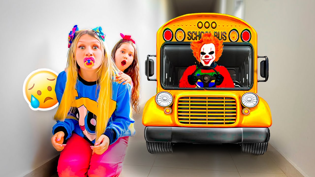 ENCONTRAMOS O PALHAÇO ASSUSTADOR DENTRO DE UM ÔNIBUS ESCOLAR!! 