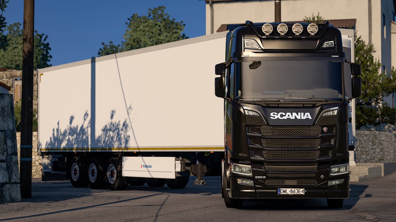 ETS2 1.56 Kalamata🇬🇷 - Larissa🇬🇷 Realistic Driving SCANIA S590 V8