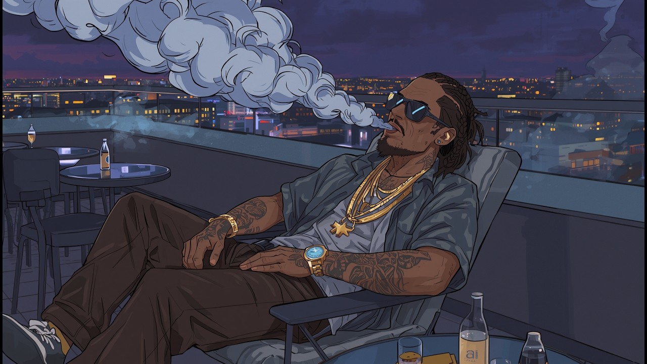 “Roll One & Relax” Playlist — 420 Vibe Music | Chill Rap • Bluesy Hip-Hop • Stoner Mood