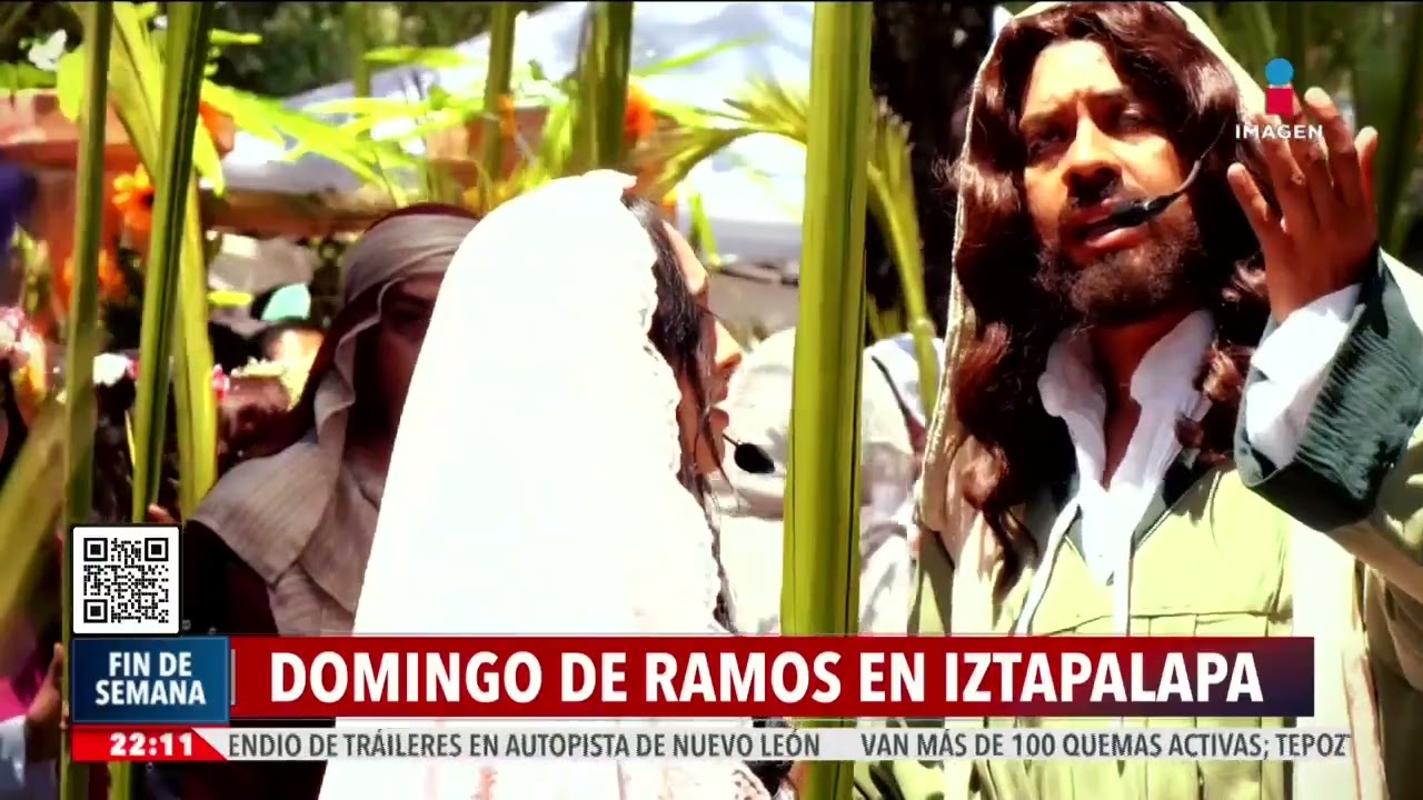 Inicia la 182 representación de la Pasión, Muerte y Resurrección de Jesucristo en Iztapalapa