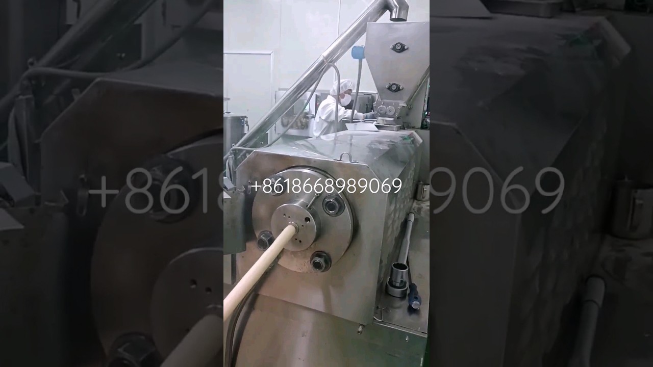 Corn snack food production line cream core filled crackers machine