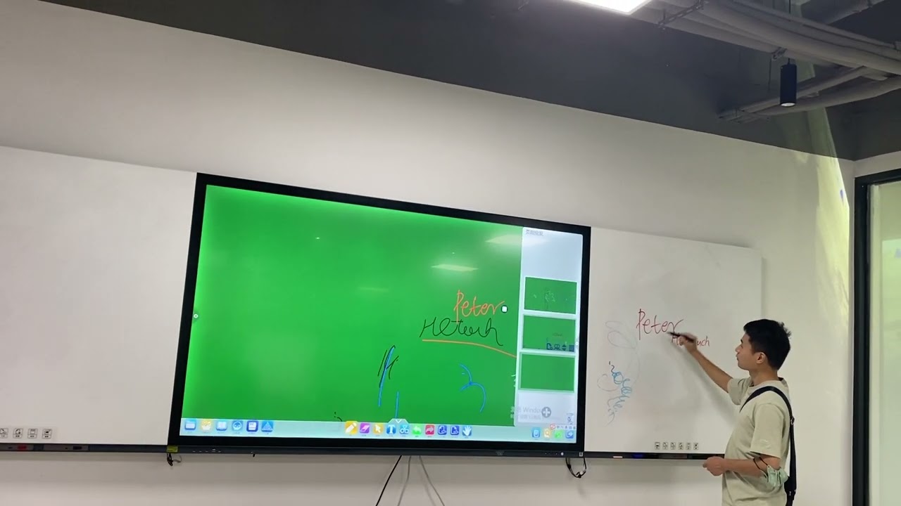 New kind of Interactive Whiteboard combination - Touch screen with interactive whiteboards