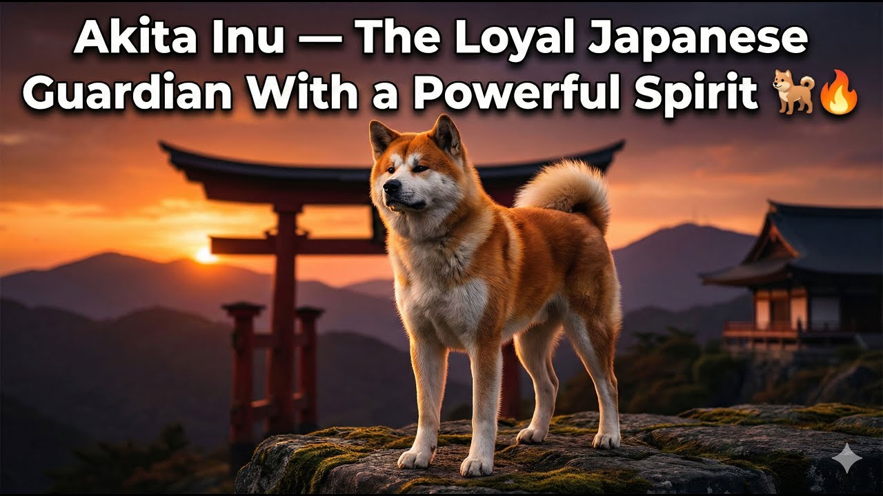 Akita Inu — The Loyal Japanese Guardian With a Powerful Spirit 🐕🔥