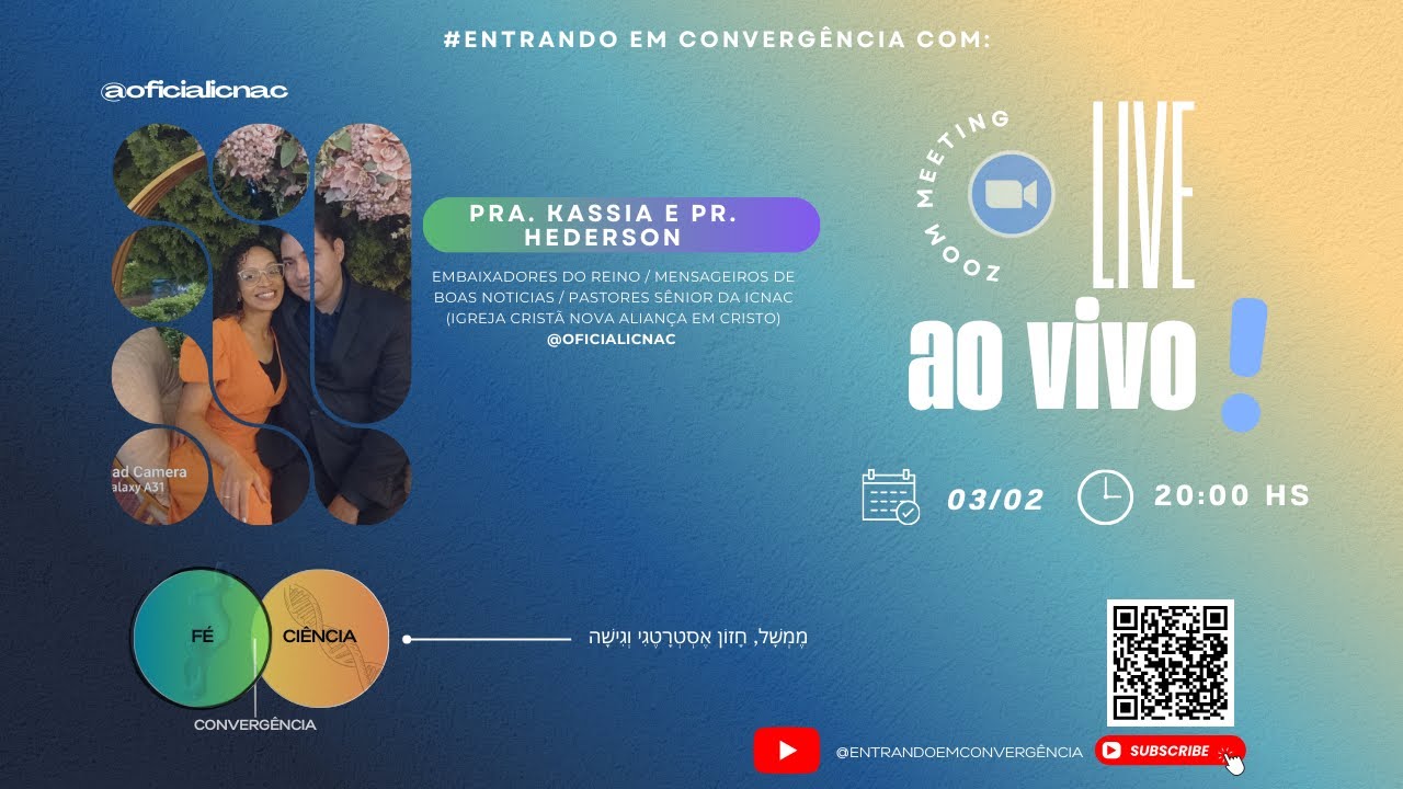 Entrando em Convergência com: Pra. Kassia e Pr. Hederson