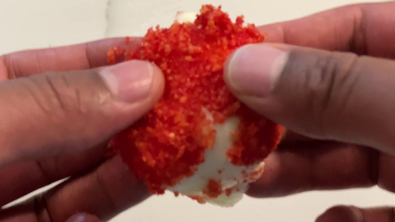 Flamin Hot Cheetos BabyBel Cheese Patties. - How to Make