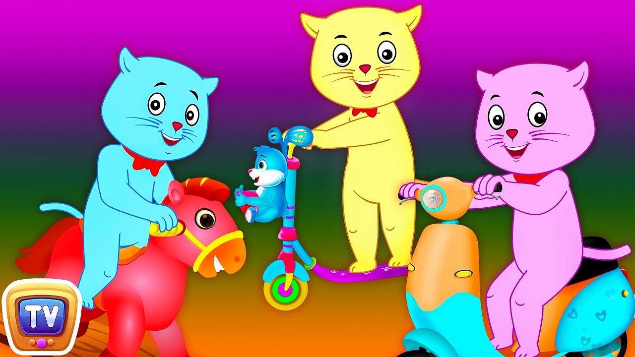 Three Little Kittens Went To The Park - Nursery Rhymes by Cutians™ | ChuChu TV Kids Songs