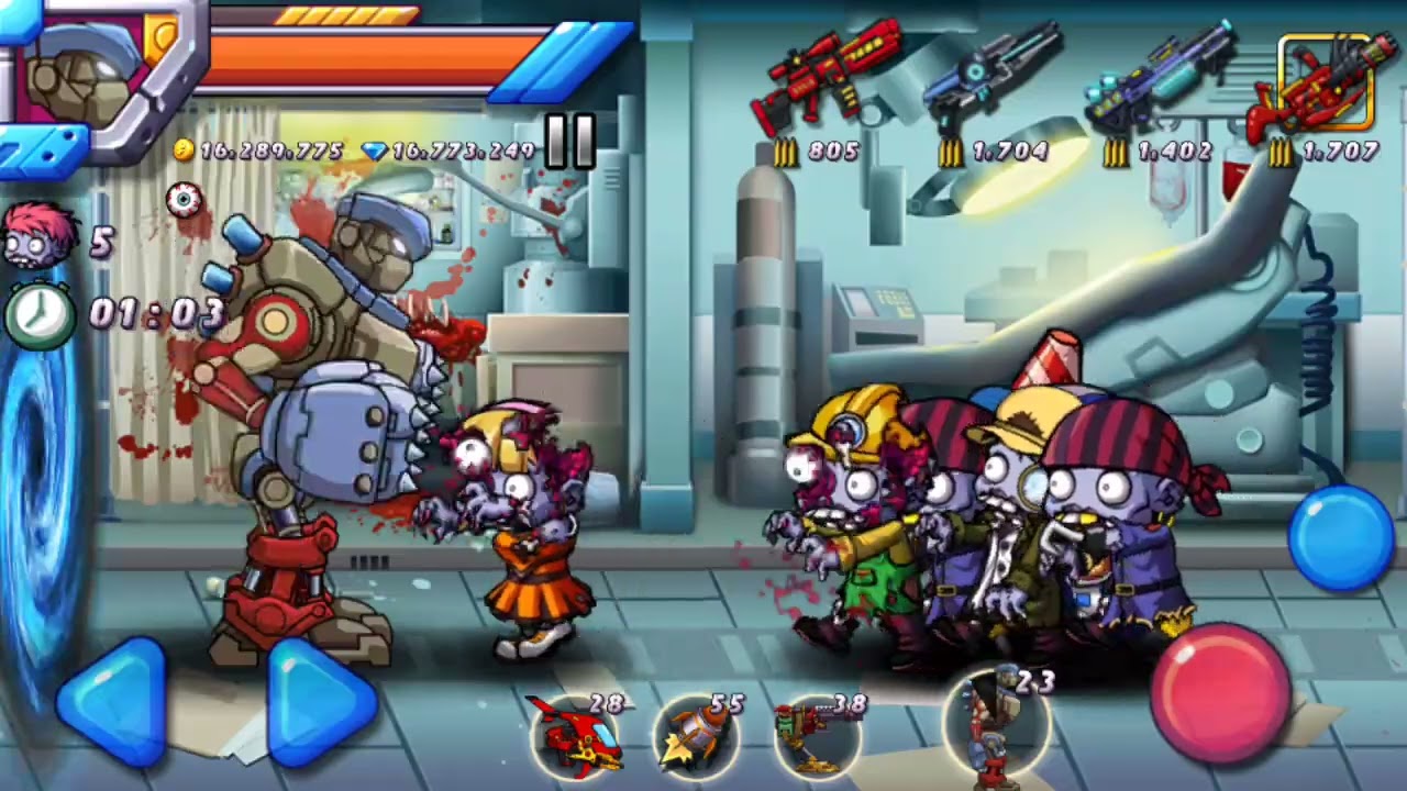 Killing zombies by using only Robots | ( Zombie diary 2 )