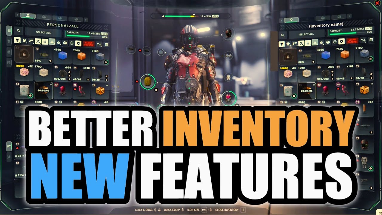 NEW INVENTORY UI IS GREAT - Star Citizen Evocati tech preview report