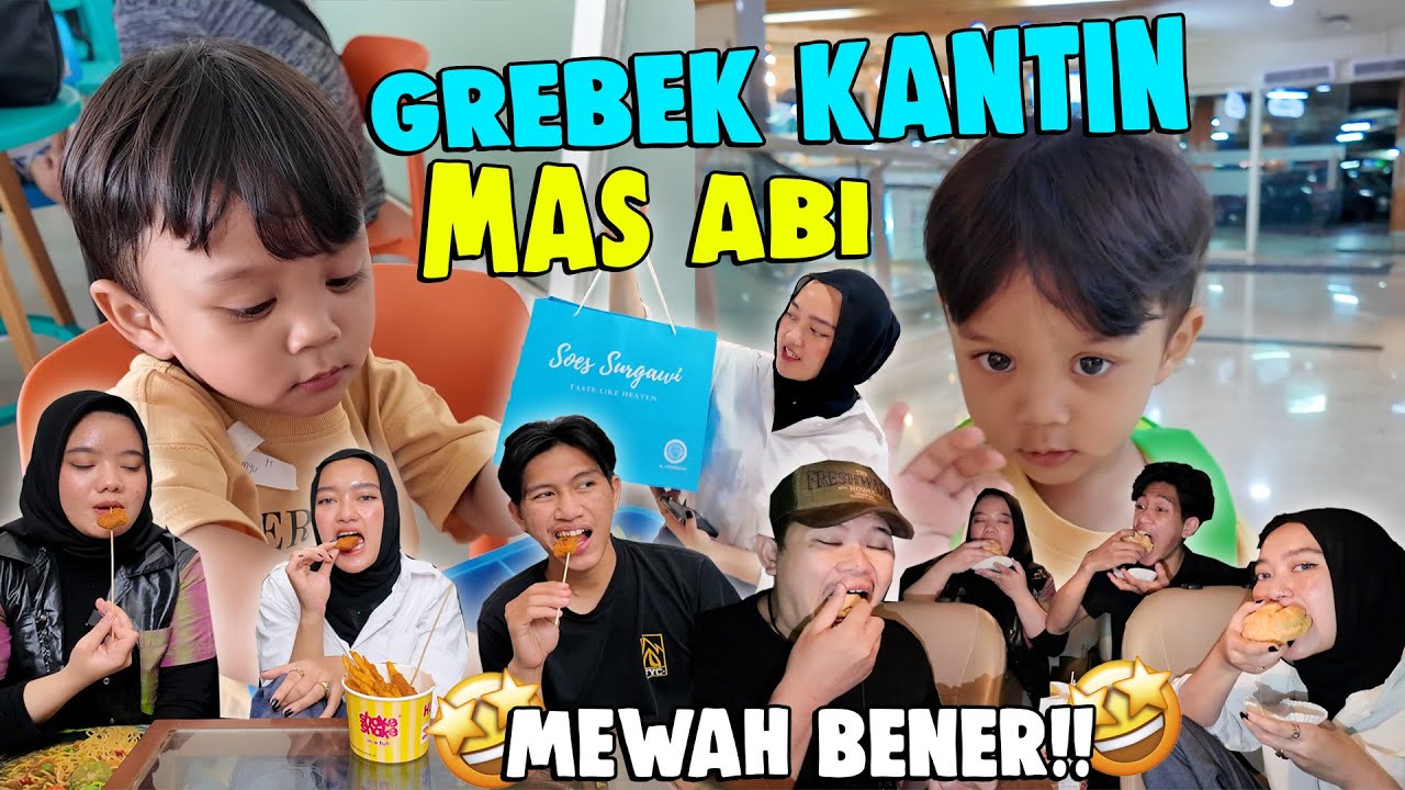 GREBEK KANTIN SEKOLAH ABIMANYU - MEWAH YA INI KANTIN 🤩🤩