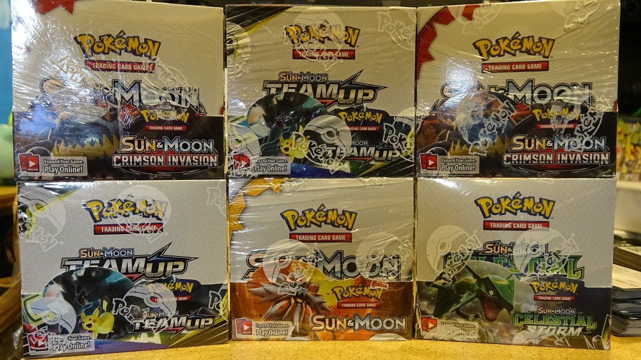 Opening 6 Pokemon Booster Boxes