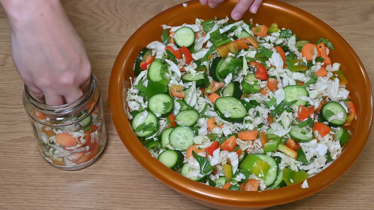 Вкусна шарена туршия