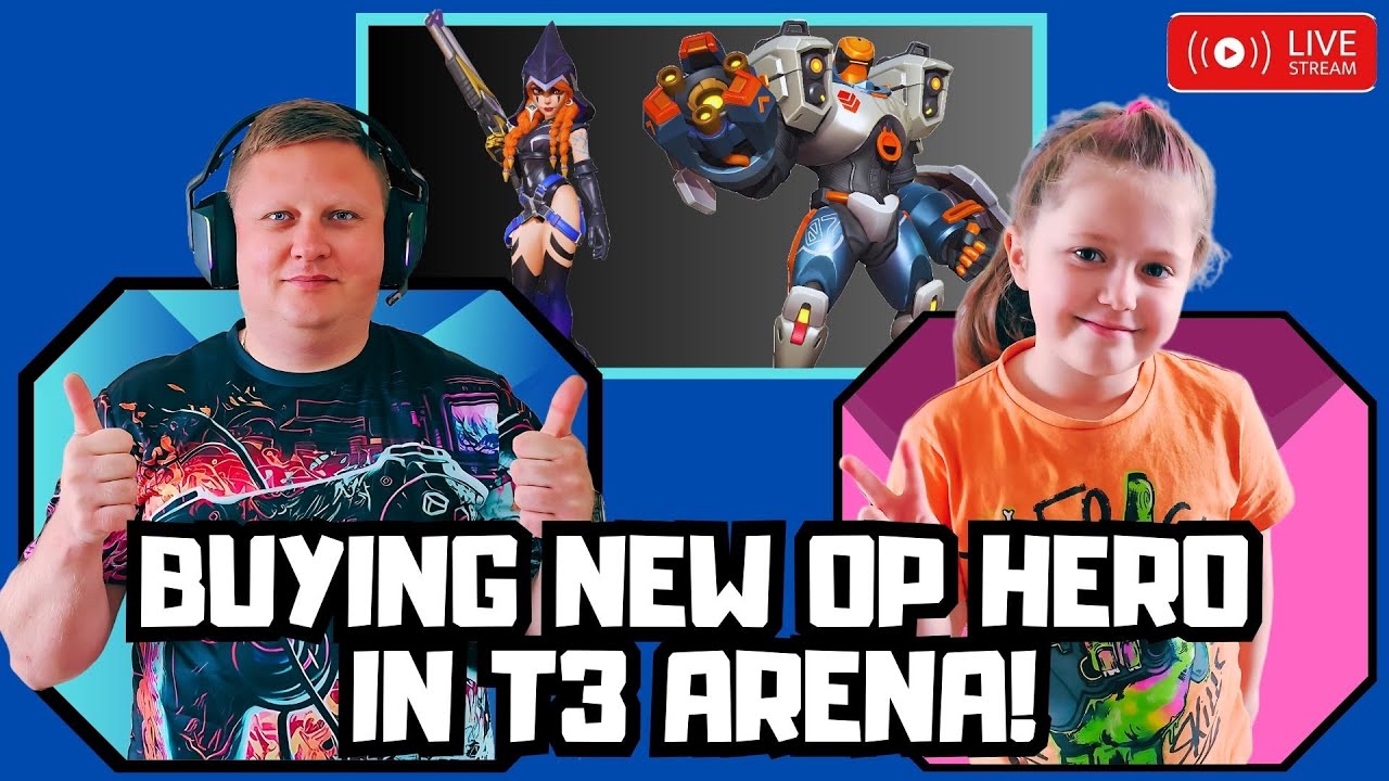 🔴UNLOCKING PREMIUM PASS IN T3 ARENA! BUYING NEW OP HERO AND DOMINATING MATCHES!