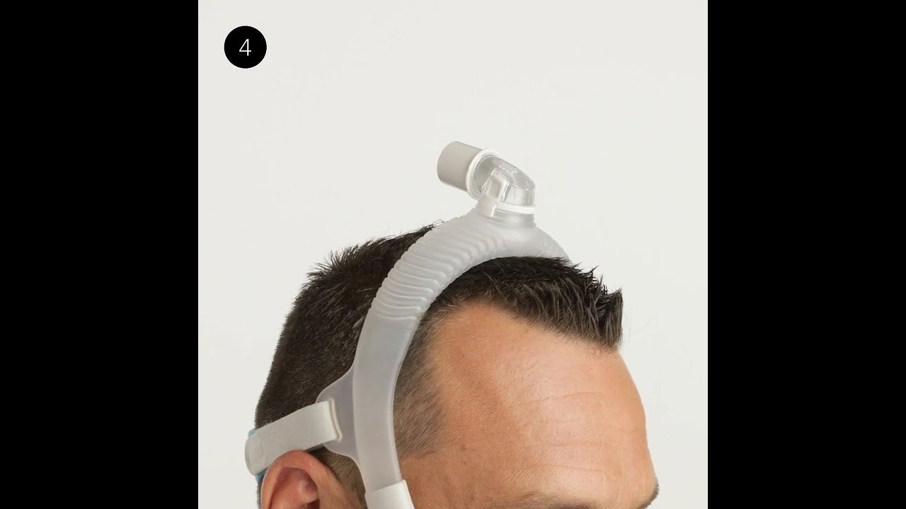 ResMed AirFit&trade; P30i | Tube-up Nasal Pillows CPAP mask | Fitting tips