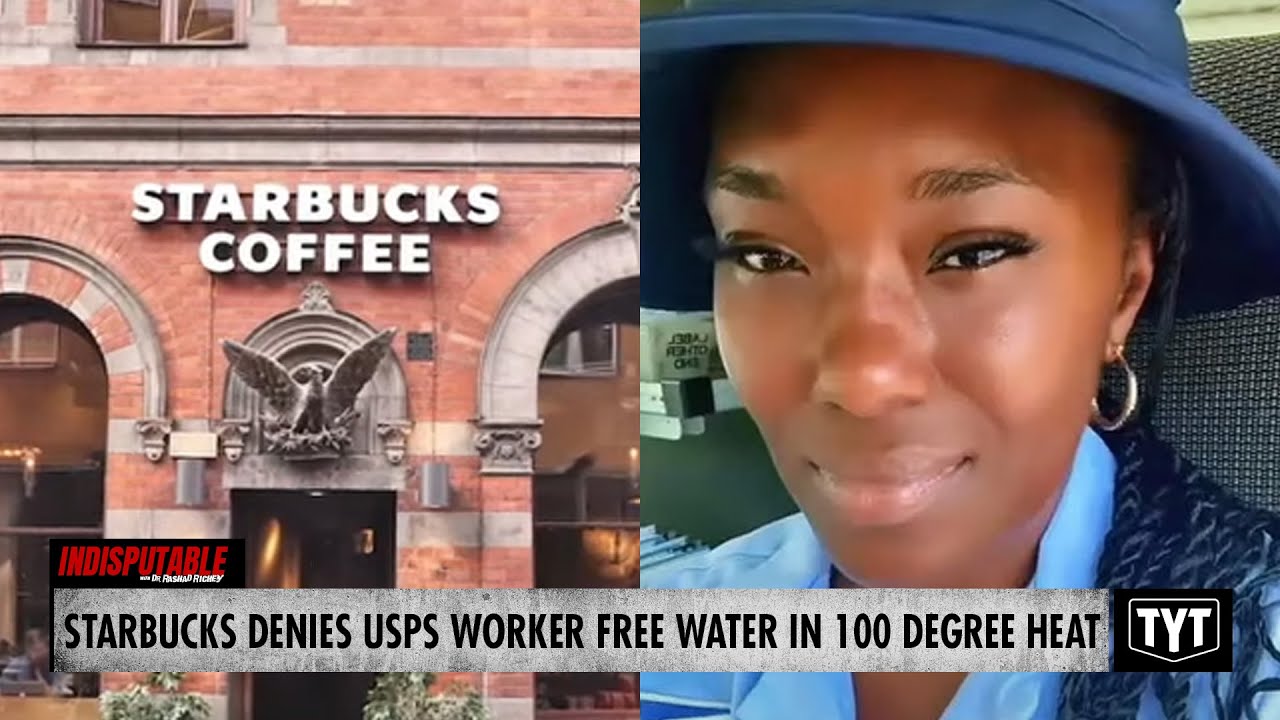 Starbucks REFUSES Free Water To Black Postal Worker Delivering Mail In Scorching Heat