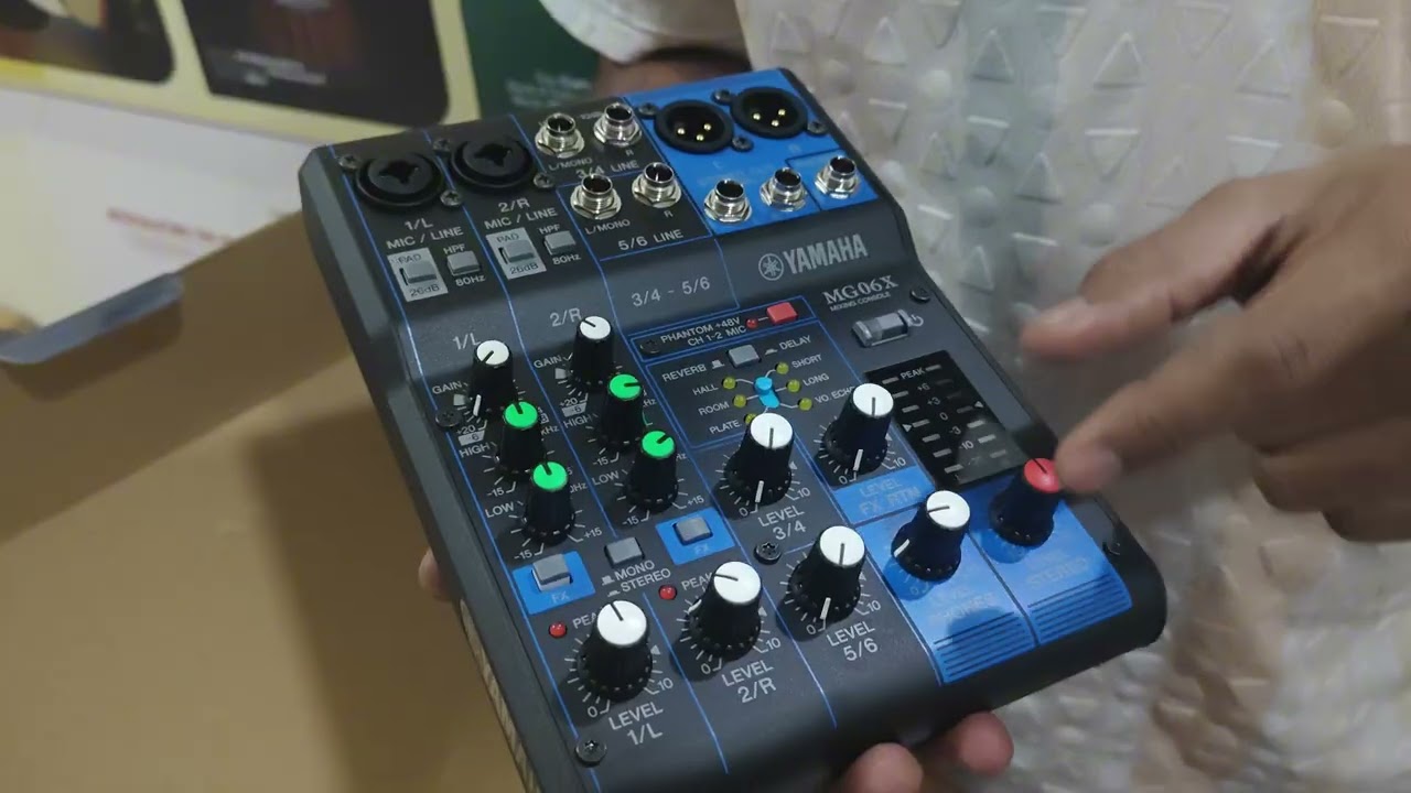 Yamaha MG06X Mixer 6 Channel Full Review RDXMUSICSTORE Indore Order Now 9074419099 